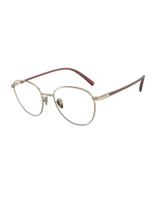 Giorgio Armani Black Ar5134 3002 Optical Frames Steel Transparent Pantos Normal for men