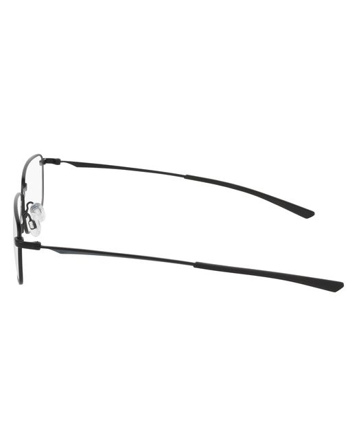 Nike Black 4319 070 Optical Frames Metal Squared Normal for men