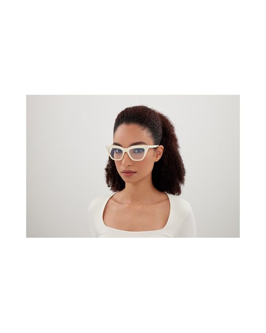 Saint Laurent Black Sl 760 004 Optical Frames Acetate Transparent Cat Eye