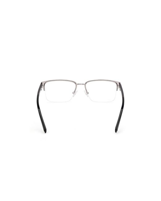 Guess Black Gu50326 011 Optical Frames Metal Squared Normal for men