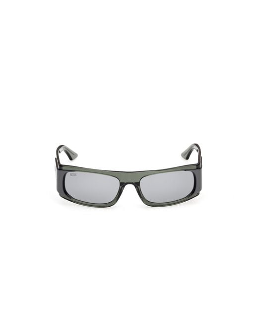 Gcds Gray Gd0073 98C Sunglasses Acetate Smoke Squared Normal