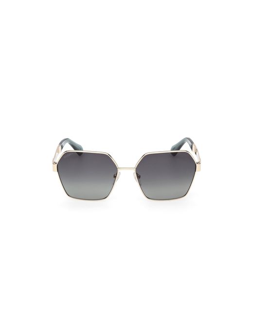 MAX&Co. Black Mo0141 32P Sunglasses Metal Geometric Normal
