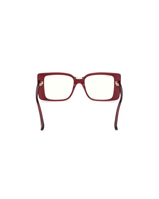 Max Mara Black Mm5231-B 069 Optical Frames Acetate Squared Normal