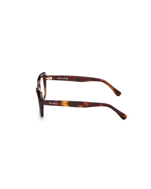 Max Mara Black Mm5211 052 Optical Frames Acetate Round Normal