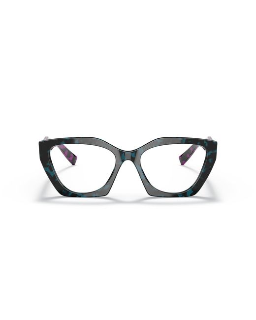 Prada Black Pr 09Yv 06Z1O1 Optical Frames Acetate Geometric Normal