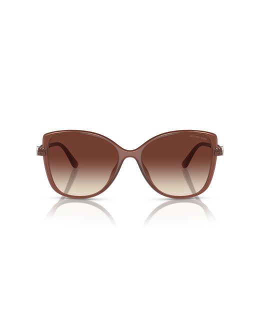 Michael Kors Black Mk2181U Malta 354813 Sunglasses Injected Butterfly Normal Shaded