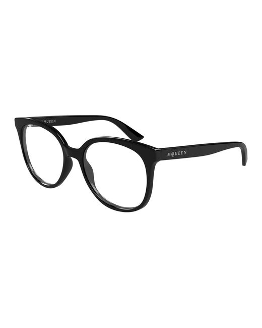 McQueen Black Am0540O 001 Optical Frames Acetate Transparent Cat Eye
