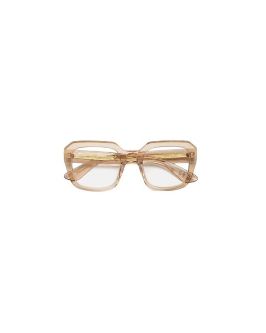 Retrosuperfuture Black Et4 Numero 125 Cream Optical Frames Acetate Squared