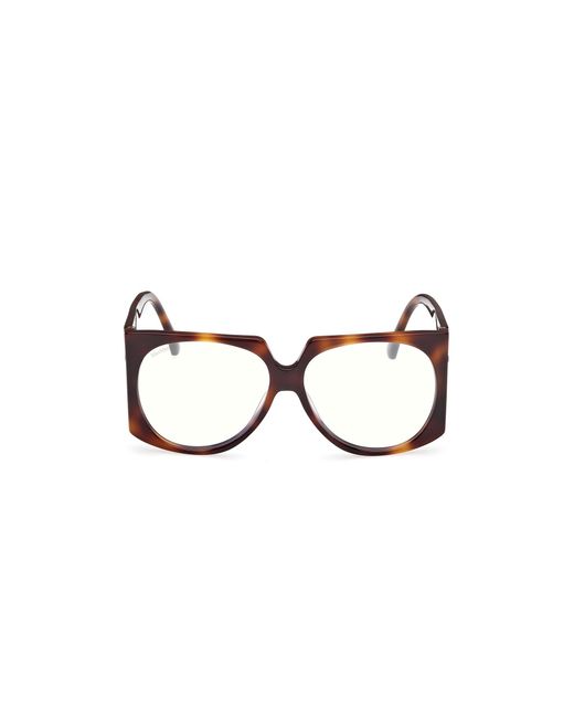 Max Mara Black Mm5181-B 052 Optical Frames Acetate Round Normal