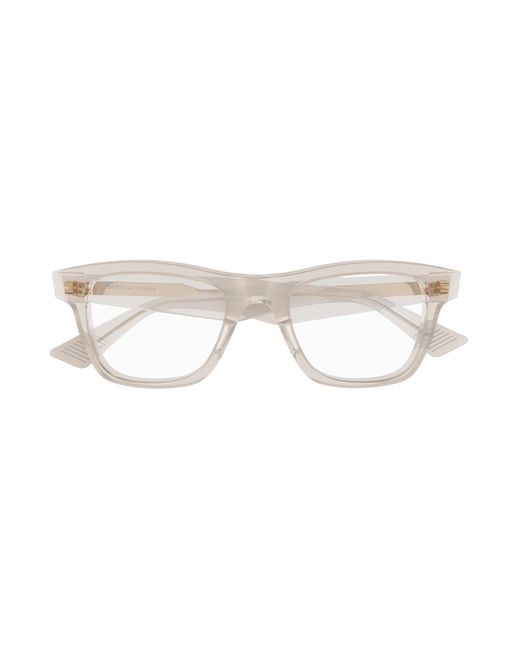 Bottega Veneta Black Bv1120O 003 Optical Frames Acetate Squared for men