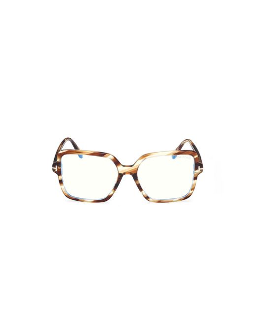 Tom Ford Black Ft6063-B 055 Optical Frames Acetate Squared Normal