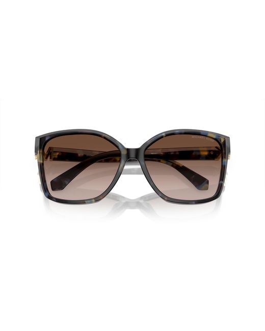 Michael Kors Black Mk2201 Malia 395213 Sunglasses Acetate Squared Normal Shaded