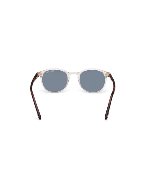 Tom Ford Black Ft0539 Andrea-02 45N Sunglasses Acetate Round Normal for men