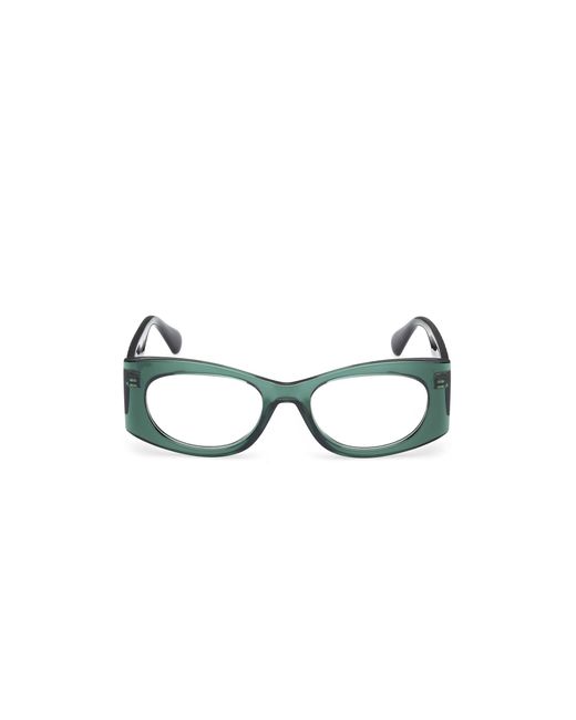 MAX&Co. Black Mo5184 093 Optical Frames Injected Geometric Normal
