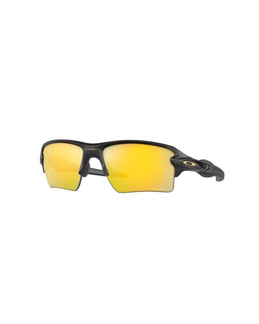 Oakley Yellow Oo9188 Flak 2.0 Xl 9188H0 Sunglasses Plastic Squared Polarized Prizm for men