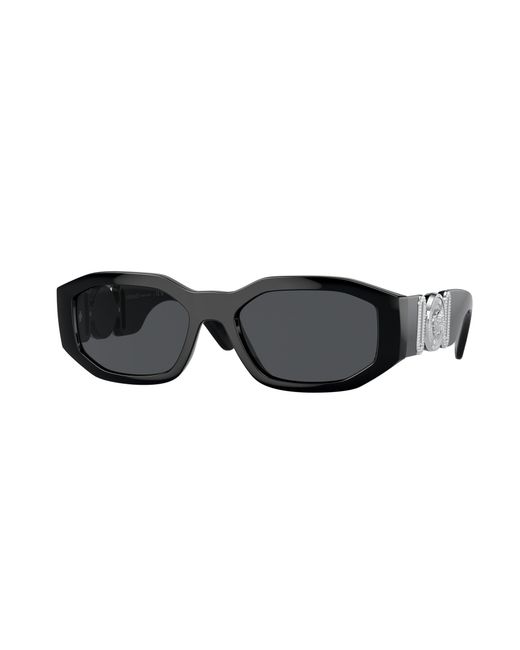 Versace Black Ve4361 542287 Sunglasses Nylon Geometric Normal for men