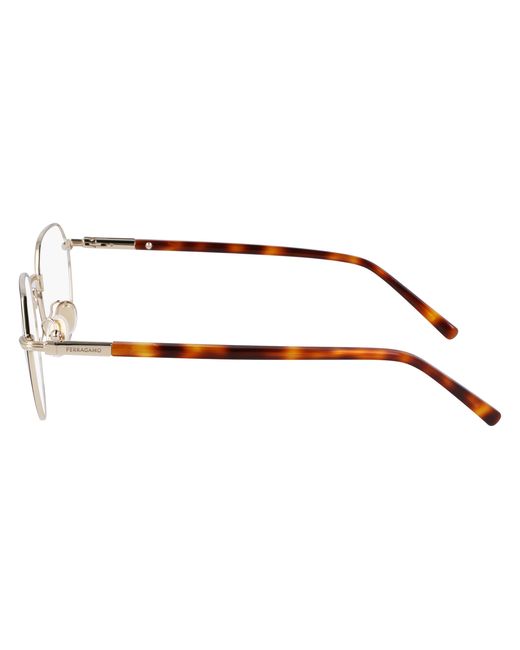 Ferragamo Black Sf2233 703 Optical Frames Acetate Round Normal