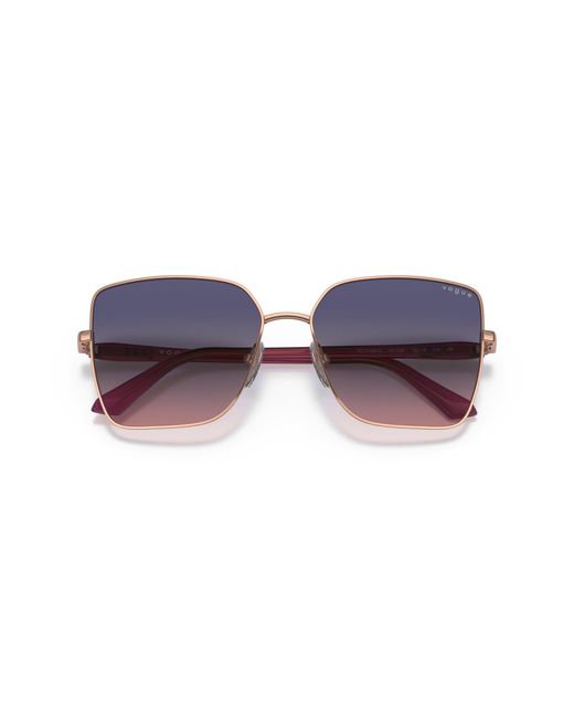 Vogue Eyewear Black Vo4199S 5075I6 Sunglasses Metal Butterfly Normal Shaded
