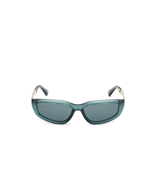 MAX&Co. Green Mo0125 96N Sunglasses Injected Cat Eye Normal