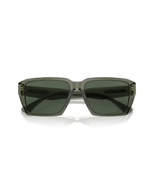 Emporio Armani Green Ea4186 536271 Sunglasses Acetate Squared Normal for men