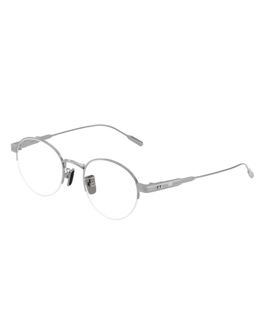 Moncler Black Me1016Td 1023 Optical Frames Titanium Transparent Round Normal