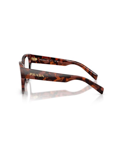 Prada Black Pr C06V 23F1O1 Optical Frames Acetate Round Normal