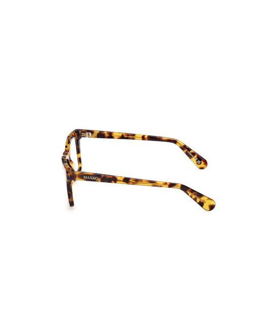 MAX&Co. Black Mo5227 53 Optical Frames Squared Normal