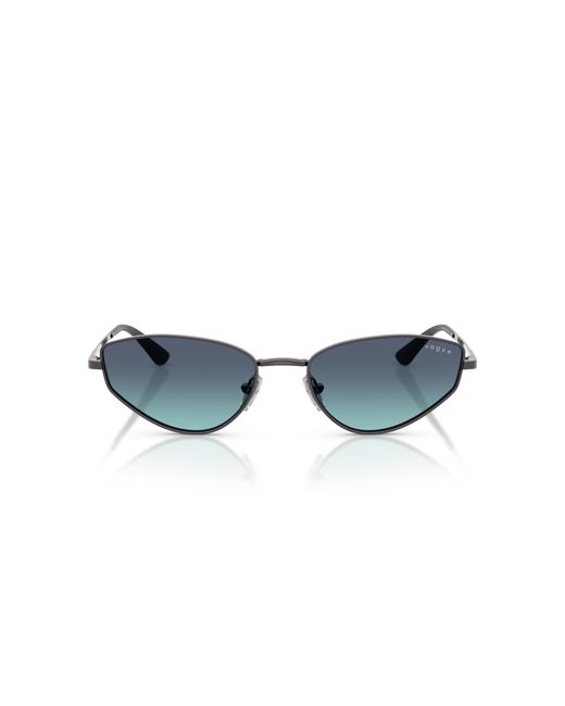 Vogue Eyewear Black Vo4339S 51494S Sunglasses Metal Cat Eye Normal Nuanced