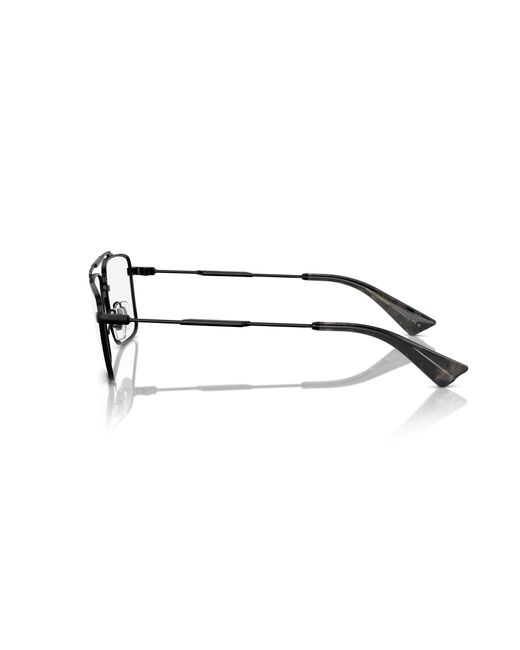 Dolce & Gabbana Black Dg1354 01 Optical Frames Metal Transparent Squared Normal for men