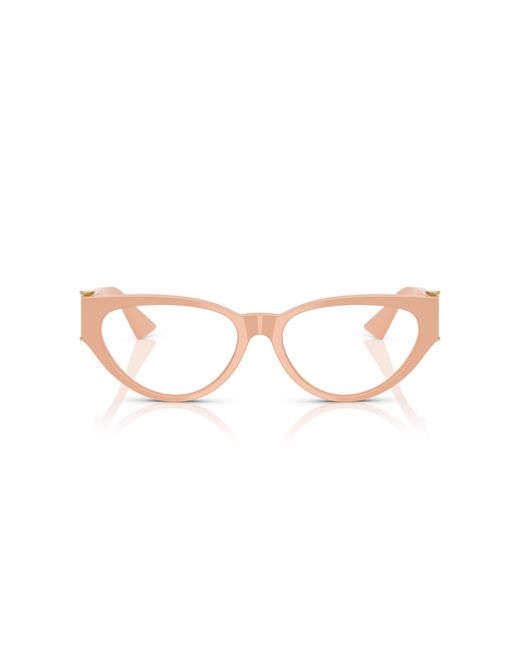 Versace Black Ve3366 5494 Optical Frames Acetate Transparent Cat Eye Normal