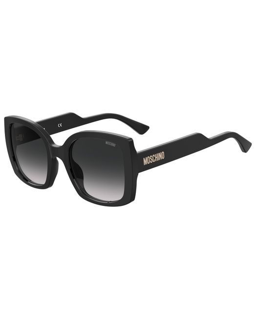 Moschino Black Mos124/S 807/9O Sunglasses Acetate Squared Shaded