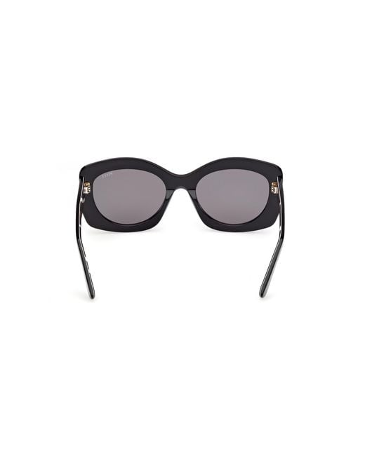 Emilio Pucci Black Ep0259 01A Sunglasses Smoke Butterfly Normal