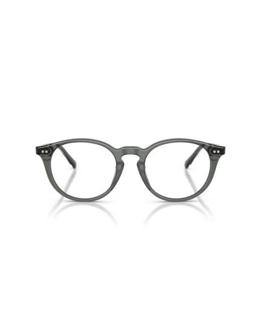 Ralph Lauren Black Rl6263U 6347 Optical Frames Acetate Transparent Round Normal for men