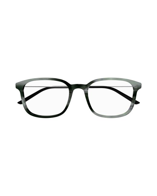 Gucci Black Gg1577O 003 Optical Frames Acetate Transparent Squared for men
