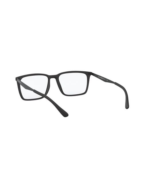 Emporio Armani Black Ea3169 5042 Optical Frames Plastic Squared for men