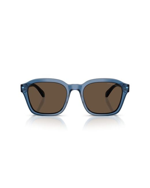 Emporio Armani Black Ea4245U 624787 Sunglasses Acetate Geometric Normal for men