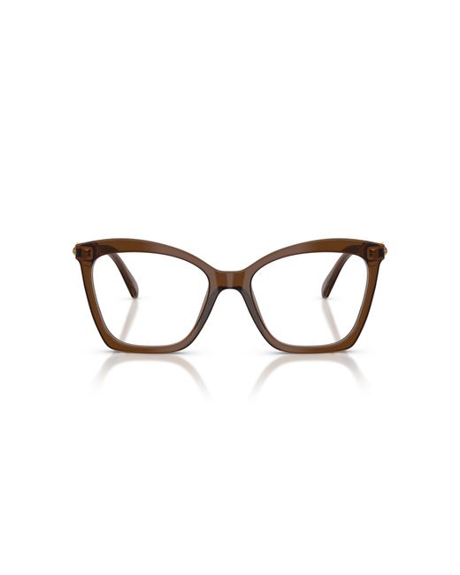 Swarovski Black Sk2053 1084 Optical Frames Acetate Cat Eye Normal