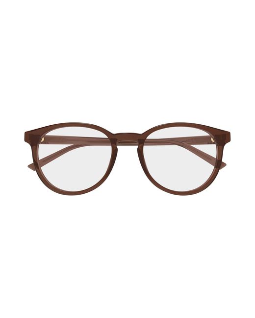 Gucci Black Gg2005Oa 003 Optical Frames Acetate Transparent Round