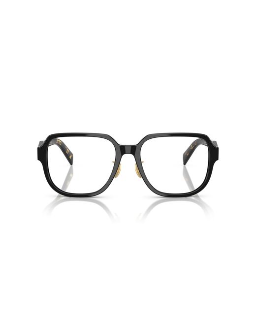 Prada Black Pr B07Vd 3891O1 Optical Frames Acetate Pillow Normal