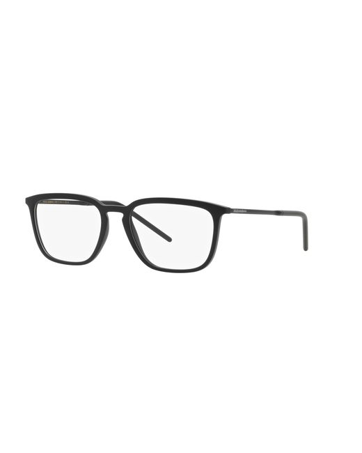 Dolce & Gabbana Black Dg5098 L2525 Optical Frames Nylon Transparent Squared Normal for men