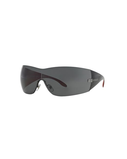 Versace Black Ve2054 100187 Sunglasses Injected Squared Normal