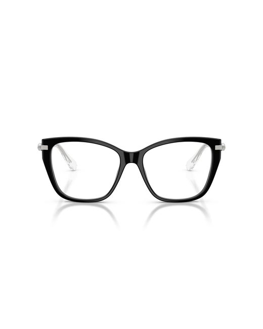 Swarovski Black Sk2060 1038 Optical Frames Acetate Transparent Cat Eye Normal