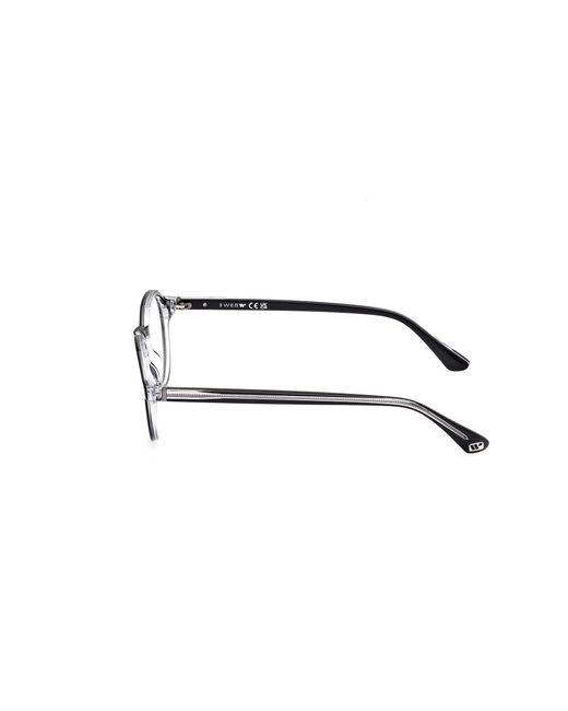 Web Black We5440 001 Optical Frames Acetate Round Normal
