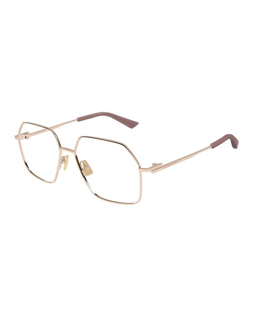 Bottega Veneta Black Bv1332O 004 Optical Frames Metal Transparent Squared