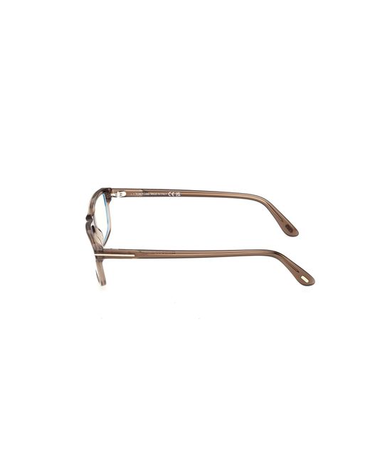 Tom Ford Black Ft6119-B 048 Optical Frames Acetate Squared Normal for men