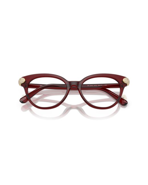 Swarovski Black Sk2046 1073 Optical Frames Acetate Pantos Normal
