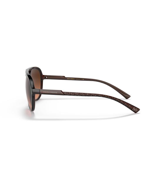 Dolce & Gabbana Black Dg6150 329578 Sunglasses Nylon Pilot Normal Shaded for men