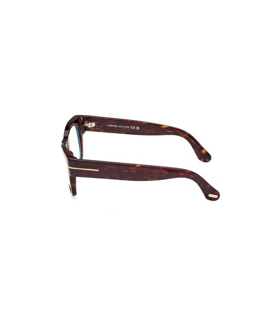 Tom Ford Black Ft5040-B 052 Optical Frames Acetate Squared Normal for men