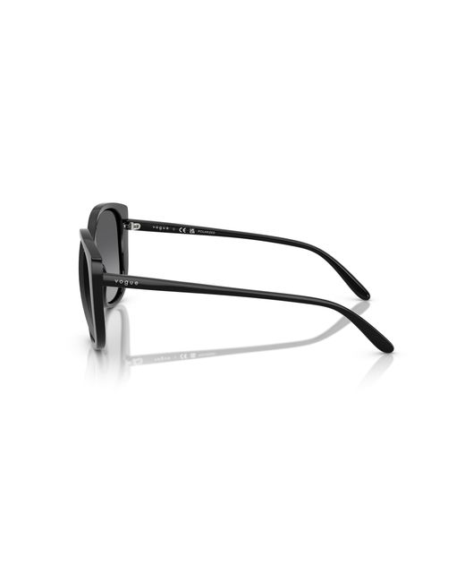 Vogue Eyewear Black Vo5623S W44/T3 Sunglasses Nylon Butterfly Polarized Shaded