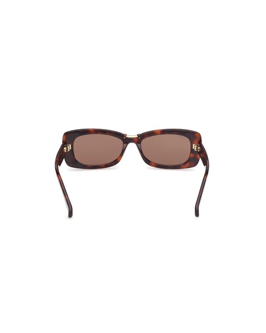 Max Mara Black Mm0197 52E Sunglasses Acetate Squared Normal